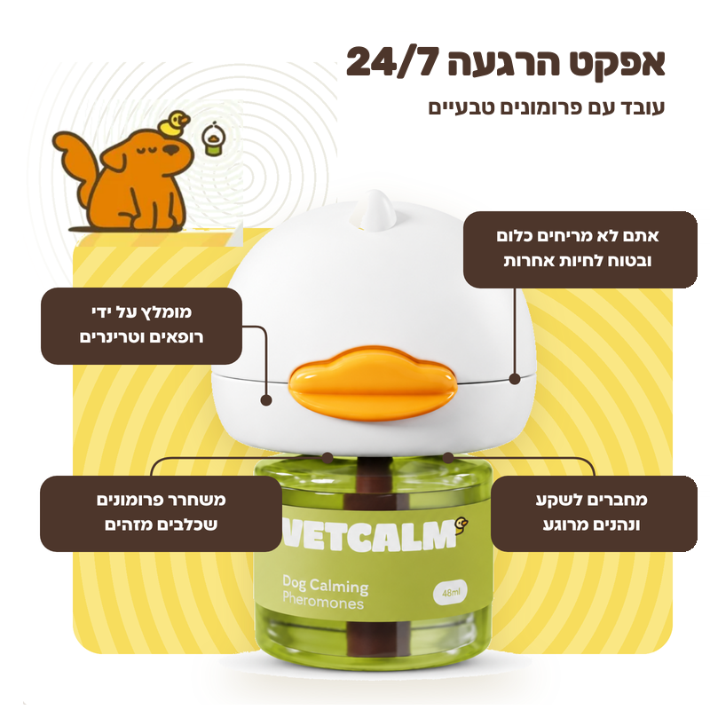 אפקט הרגעה 24/7 עם פרומונים טבעיים