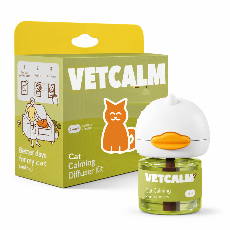 ערכת דיפיוזר VETCALM לחתולים
